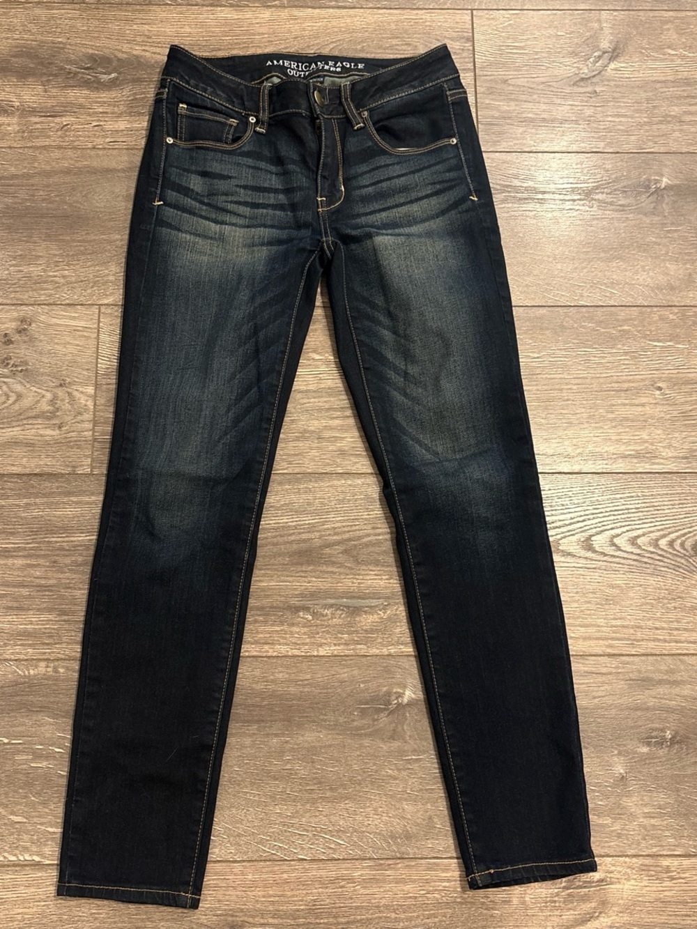 American Eagle Outfitters Women's Dark Skinny Jeans - Short Length